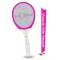 Pick Ur Needs - Rechargeable Anti Mosquito Racquet, Electric Insect Killer Bat | Fly Swatter with USB Charging | LED Light, (Pink) Mosquito Nets and Bats