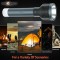 Pick Ur Needs 2 in 1 Long Range Emergency Rechargeable Aluminium Body LED Search Torch Light (Pack of 2) Emergency Lights