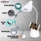 Pick Ur Needs Rechargeable Study Table Lamp for Student | Touch Control Eye Protection LED Desk Table Lamp Material- ABS Plastic, - White Lamps
