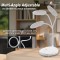 Pick Ur Needs Rechargeable LED Table Desk Lamp Touch Sensor 3 Level Brightness Dimmable Reading Study Light (White) Lamps