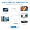 Mini Displayport to HDMI Adapter, Thunderbolt to HDMI Adapter Converter Compatible Microsoft Surface Pro 1/2/3, Thinkpad X1, Google Chromebook