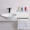 Plantex Transparent Glass Shelf for Bathroom/Kitchen/Living Room - Bathroom Accessories (Polished 12x6 -1 pcs)