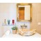 Plantex Transparent Glass Shelf for Bathroom/Kitchen/Living Room - Bathroom Accessories (Polished 12x6 -1 pcs)