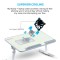 Portronics Adjustable Angle Laptop Table | built-in USB Cooling Fan, Foldable Legs for Home, Office - My Buddy Plus