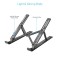 Portronics Laptop Stand with Adjustable Height, Foldable, OverHeating Protection for Laptop & MacBook - My Buddy K