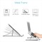Portronics Laptop Stand with Adjustable Height, Foldable, OverHeating Protection for Laptop & MacBook - My Buddy K