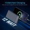 Portronics Luxcell B12 10,000mAh 12W Power Bank, Ultra Slim Power Bank with USB-A Output Port & Dual Input Ports (Micro & Type C) | BIS Certified | Free Type C Cable| Made in India(Black)
