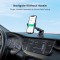 Portronics Clamp M3 Adjustable Car Mobile Phone Holder Stand for Dashboard & Windshield, 360° Rotational, Strong Suction Cup, Compatible with 4 to 6 inch Devices(Black)