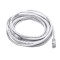 Terabyte CAT6E 3m LAN Cable for Modem, Personal Computer, Laptop, Router (White)