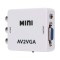 AV to VGA Converter 480P Mini Composite AV to VGA Audio Video Adapter for TV Set Top Box