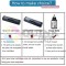QUINK Pantum PC-210KEV Printer Refill Toner Powder for Use in Pantum Cartridge Black Ink Toner