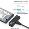 QZ SATA to USB 3.1 cable for 3.5/2.5 Hard Drive Disk HDD/SSD | UASP Enabled with 12V 2A Power Adapter