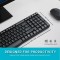 Rapoo X1810 Wireless Optical Mouse & Keyboard, Media Control, Spill-Resistant Design,12 Months Long Battery Life, 1000 DPI Tracking Engine, Plug-and-Forget Nano Receiver