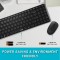 Rapoo 9300m Multi-Device Bluetooth + 2.4Ghz Wireless Keyboard & Mouse Combo Ultra Slim Design, Spill-Resistant, Anodized Aluminum Body Compatible with Windows/PC/Chromebook, 3 Years Warranty - Black