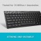 Rapoo 8000M Multi-Mode Keyboard and Mouse Set Bluetooth 3.0/4.0 Wireless 2.4 GHz 1300 DPI Combo- Black