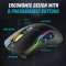 RAPOO VT200 Wired/Wireless Optical Gaming Mouse | 5000 DPI, 7 Programmable Buttons, 1000Hz USB Polling Rate, RGB Backlight & Braided Cable.