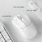 RAPOO X1800Pro Wireless Mouse & Keyboard Combo - 2.4G, 10M Range, Optical, Long Battery, Spill-Resistant Design,1000 DPI, Nano Receiver, Entry White