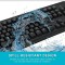 Rapoo X1800PRO Wireless Keyboard Mouse Combo,LED Indicator,Multimedia Keys, Spill-Resistant Design,12 Months Battery Life, 1000 DPI Tracking Engine, Plug-and-Forget Nano Receiver, 3 Year Warranty