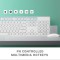 RAPOO X260 Keyboard, Mouse Combo Wireless Desktop Keyboard - White