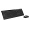Rapoo 8210M Multi-Mode Keyboard & Mouse Bluetooth 3.0/4.0 Wireless 2.4 GHz 1300 DPI Combo-Black