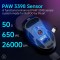 Rapoo VT9PRO Wireless Gaming Mouse | PAW 3398 Esports Sensor, 50-26000 DPI, 1K+4K Polling Rate, 1ms Response Time, 160H Battery