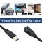 rts 3 Meter USB 3.0 Male A to Female A Extension Cable Speed 5GBps for Scanner, Camera, Card Reader, Mouse