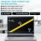 Saco Anti Glare Scratch Ultra-Clear Screen Protector for HP Pavilion 14-AL010TX Laptop - 14.0 Laptop
