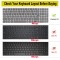Saco Protector Skin Keyboard Cover for Dell Vostro 3424 5620 5630 16 Laptop - Transparent