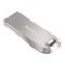 SanDisk Ultra Luxe USB 3.2 Flash Drive 128GB, Upto 400MB/s, All Metal, Metallic Silver