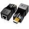 Hdmi Extender Over Cat5E/6, Rj45 Ethernet To Hdmi 1080P UpTo 30M/98Ft Video/Audio For Hdtv Ps4 Stb - 2 pcs
