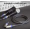 SeCro Premier Series (3 Pin) Microphone Cable | XLR M-Pure Oxygen-Free Copper Wire (2 Meter)