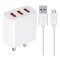 48W Charger Adapter B Type 3.0A Dual Port Car Charger | Rapid Fast Turbo Charge QC 3.0 with 1m Micro USB Cable - ST.I2