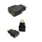 HDMI to Mini HDMI Converter Adapter | V1.4 Ethernet 1080P Mini HDMI Adapter for Camcorder, DSLR, Desktop