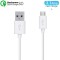 40W Ultra Fast Cable W2 for iVooMi ME1 Cable Original Adapter Like Mobile Cable | Qualcomm QC 3.0 Quick Charge Adaptive Cable with 1 Meter Micro USB Data Cable (40W,W2,White)