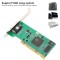 VGA PCI 32Bit Graphics Card, 8MB PCI, Support VOD Song System, PCI with Two-notc Supports Multi Display Mode for ATI Rage X