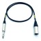 Sonic Plumber Neutrik TRS Jack to XLR Male Cable | 6.35mm 1/4 for Monitor to keyboard XLR input (3 meter)