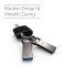 Silicon Power 128GB USB 3.0 Flash Drive | Water &Dust Proof Metal Casing Thumb Drive Pen Drive - Jewel J80 Series