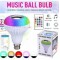 Wireless Bluetooth Speaker 20W | Hanging RBG LED Music Light Bulb for Home, Bedroom, Party