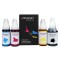 Splashjet 790 Compatible Refill Ink for Canon Pixma G2010, G2000, G1010, G1000, G3010, G3000, G4010, G4000 Printer - 790 Ink (135gm x Black) (70gm x C/M/Y) Bottle Set - 503465