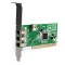 ATI Rage 4 port PCI 1394a FireWire Adapter Card - 3 External 1 Internal