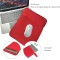Storin Reversible Model Neoprene 12 Laptop Sleeve 12 Bag, Case, Pouch (Black & Red)