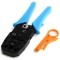 Storin 3 in 1 Modular Crimping Tool, RJ45, RJ11 CAT5e/CAT6 LAN Cutter with Cable Cutter
