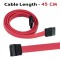 Storite 2 pcs 45cm Straight SATA III Data Cable for SATA HDD, SSD, CD Driver, CD Writer