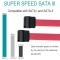 Storite 2 pcs 45cm Straight SATA III Data Cable for SATA HDD, SSD, CD Driver, CD Writer