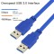 1.5M USB 3.0 Type A Male to Type A Male Cable for Data Transfer, Cooling Pad, Hard Disk Enclosures