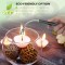 LEUEK St-Transfer Zinc Alloy Candle Lighter, Upgraded Usb Charging Arc Lighter With 360° Flexible Neck, Suitable Ignite Light Candles Gas Stoves Camping Cooking Barbecue Fireworks Flame, Black Gas Lighters