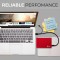 2.5” Ultra Slim Portable 250GB External Hard Drive | USB 2.0 Memory Expansion HDD Backup Storage for Data Transfer