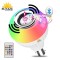 Smart lighting Music Bulb with Bluetooth Speaker Color Changing Bulb White