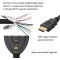3 Port HDMI 4k 1.4Version Switch Splitter with Pigtail Cable for Fire Stick, Xbox One, PS3, 4, TV (12 Months Warranty)