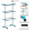 Stainless Steel Foldable Cloth Drying Stand | Clothes Stand for Dryer/Laundry Racks (4 Tier) SY-CS19-L4